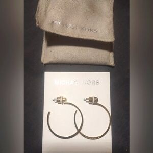 Michael Kors Gold Hoop Earrings